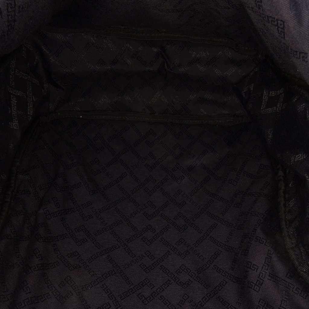 Versace Nylon Logo Print Backpack MultiColor Very good - Model View