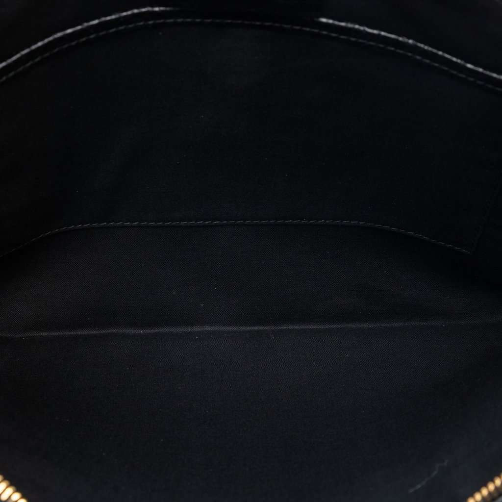 Balenciaga Lambskin Clutch Black Leather Very good condition - Model View