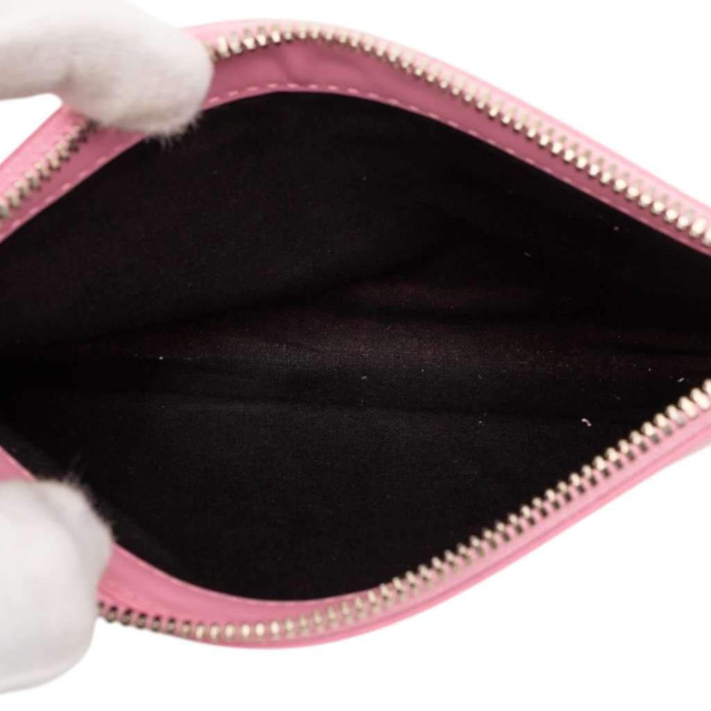 Balenciaga Canvas Navy Cabas Pouch Pink Very good condition - Model View