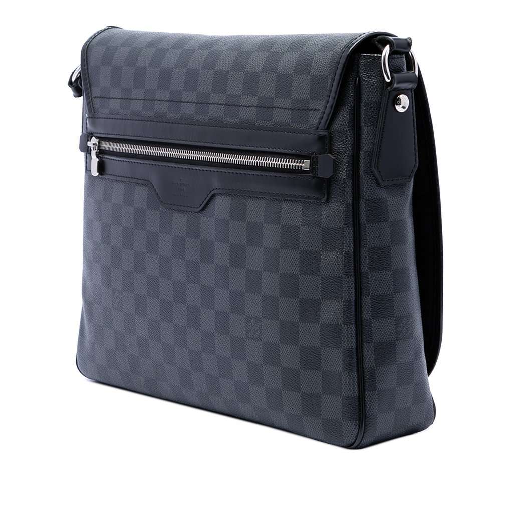 Louis Vuitton Damier Graphite Daniel MM Black Very good - Back View