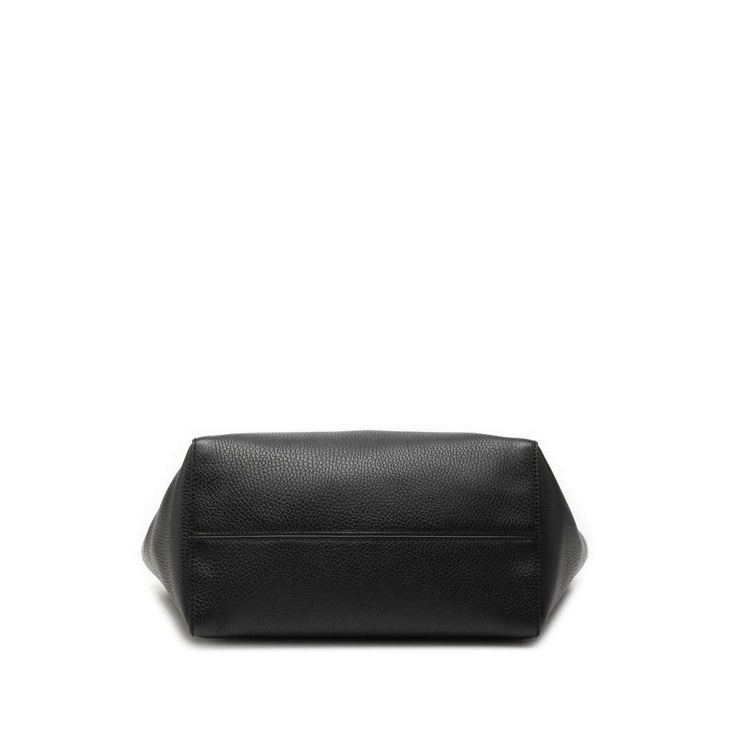 Gucci Small Calfskin Swing Tote Black Leather Very good - Inside View