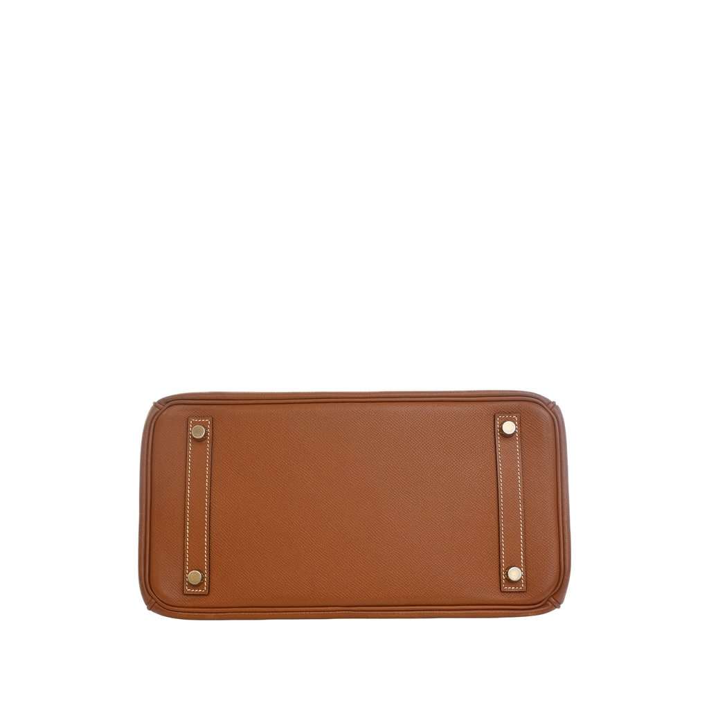Hermès Epsom Birkin Retourne 30 Brown Leather Very good condition - Inside View