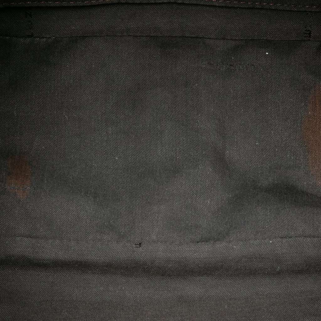 Fendi Zucca Suede Chef Tote Black Leather Very good condition - Model View