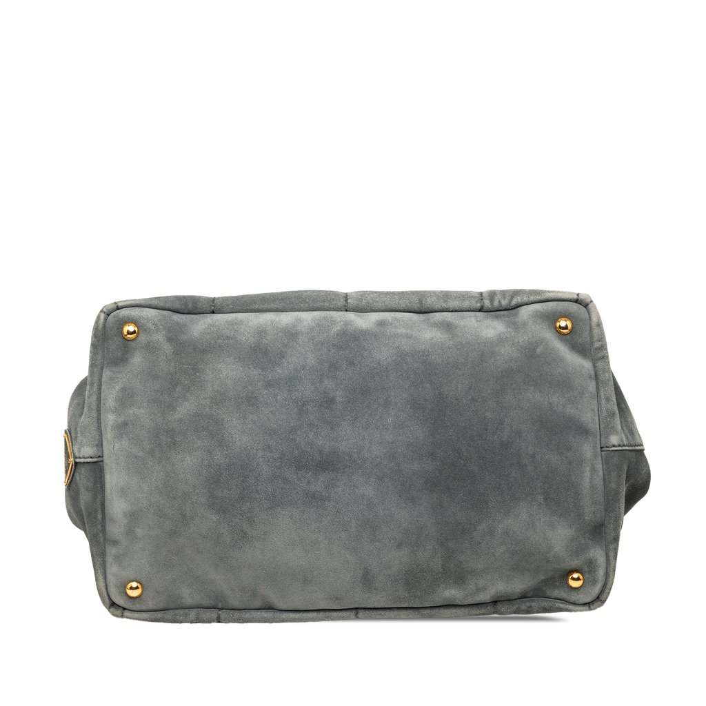 Prada Large Scamosciato Canapa Logo Satchel MultiColor Leather Very good condition - Inside View