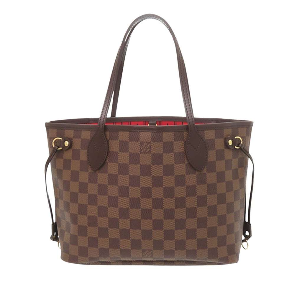 Louis Vuitton Damier Ebene Neverfull PM Brown Very good condition - Front View