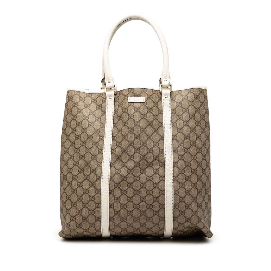 Gucci GG Supreme Joy Vertical Tote Beige Very good condition - Front View