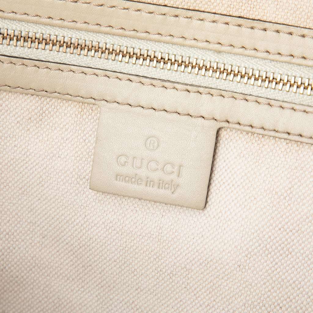Gucci GG Canvas Web Mayfair Tote Beige Very good condition - Box View