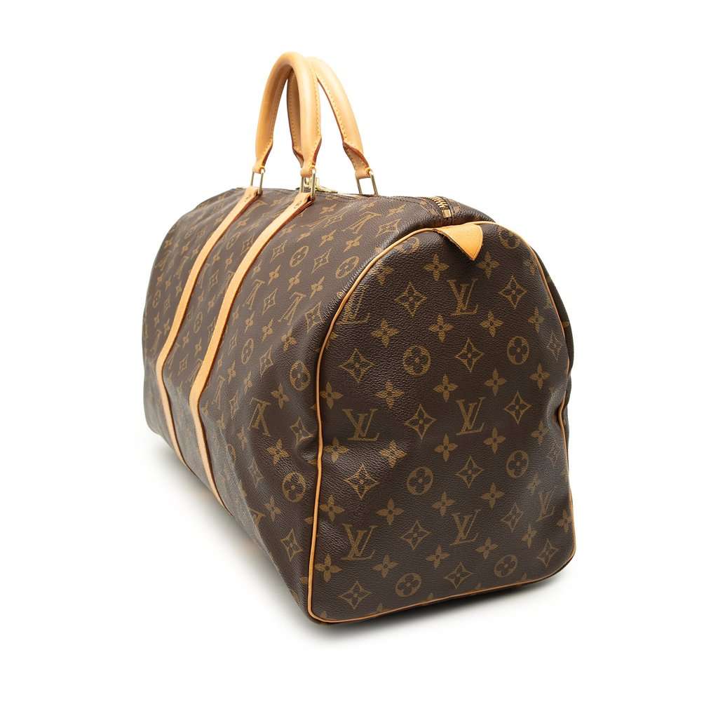 Louis Vuitton Monogram Keepall 50 Brown Very good condition - Back View