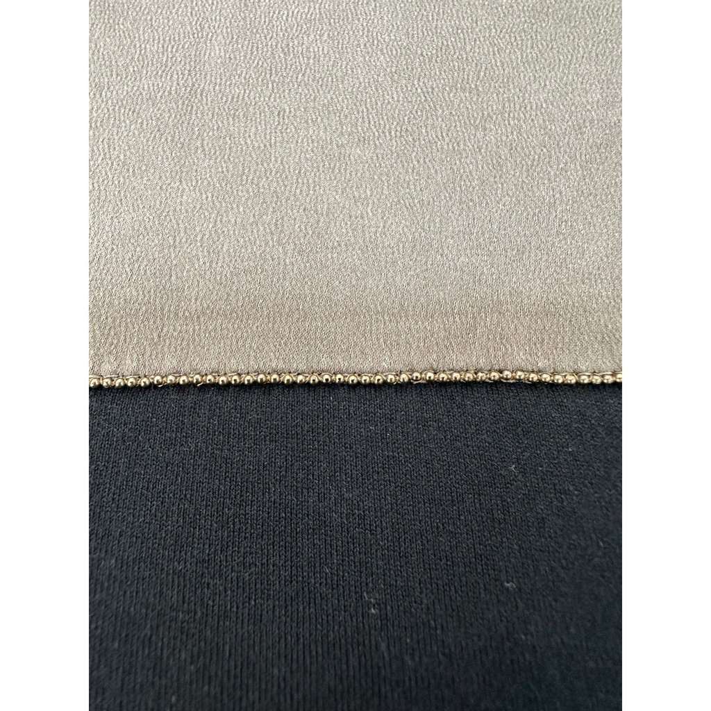 Brunello Cucinelli Brunello Cucinelli Black Satin Stripe Short Sleeve T-Shirt Sz.S Pre-owned Black Satin Good condition - Box View
