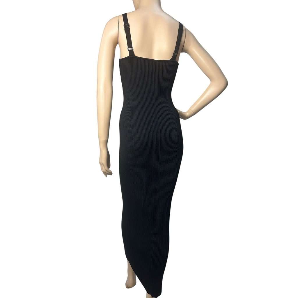 Magda butrym Magda Butrym Stpaps Knitted Dress Sz.38 Pre-owned Black Good condition - Inside View