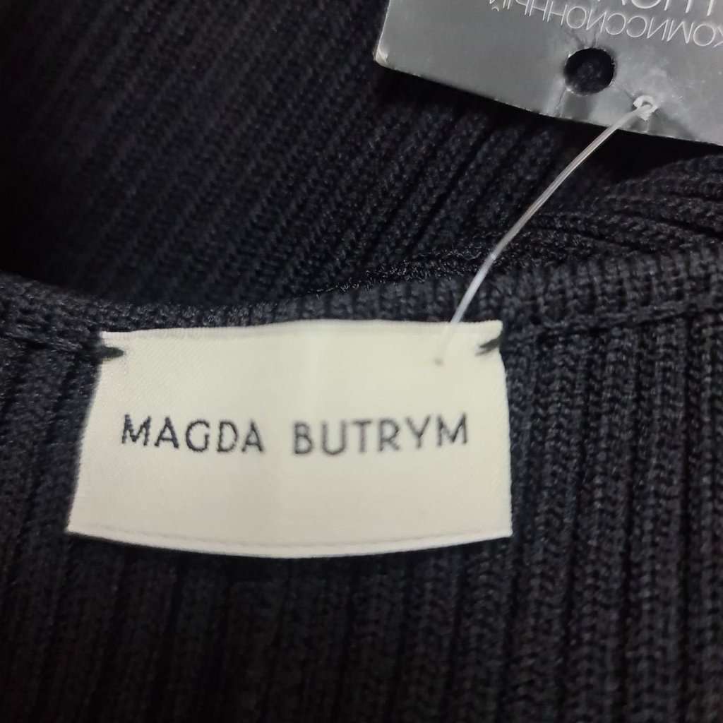 Magda butrym Magda Butrym Stpaps Knitted Dress Sz.38 Pre-owned Black Good condition - Box View