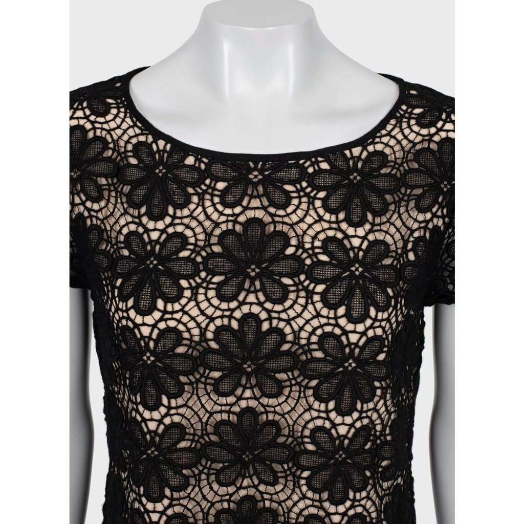 Christian Dior Christian Dior A-Line Woven Dress - IT48 / XXL (Runs Small) Pre-owned Black Wool Good condition - Model View