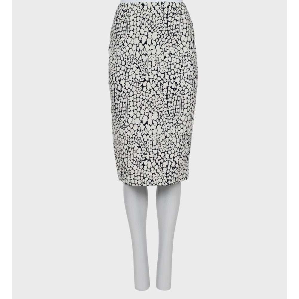 Christian Dior Christian Dior Floral Pencil Skirt - Size XS (EU 32) Pre-owned Black Good condition - Inside View