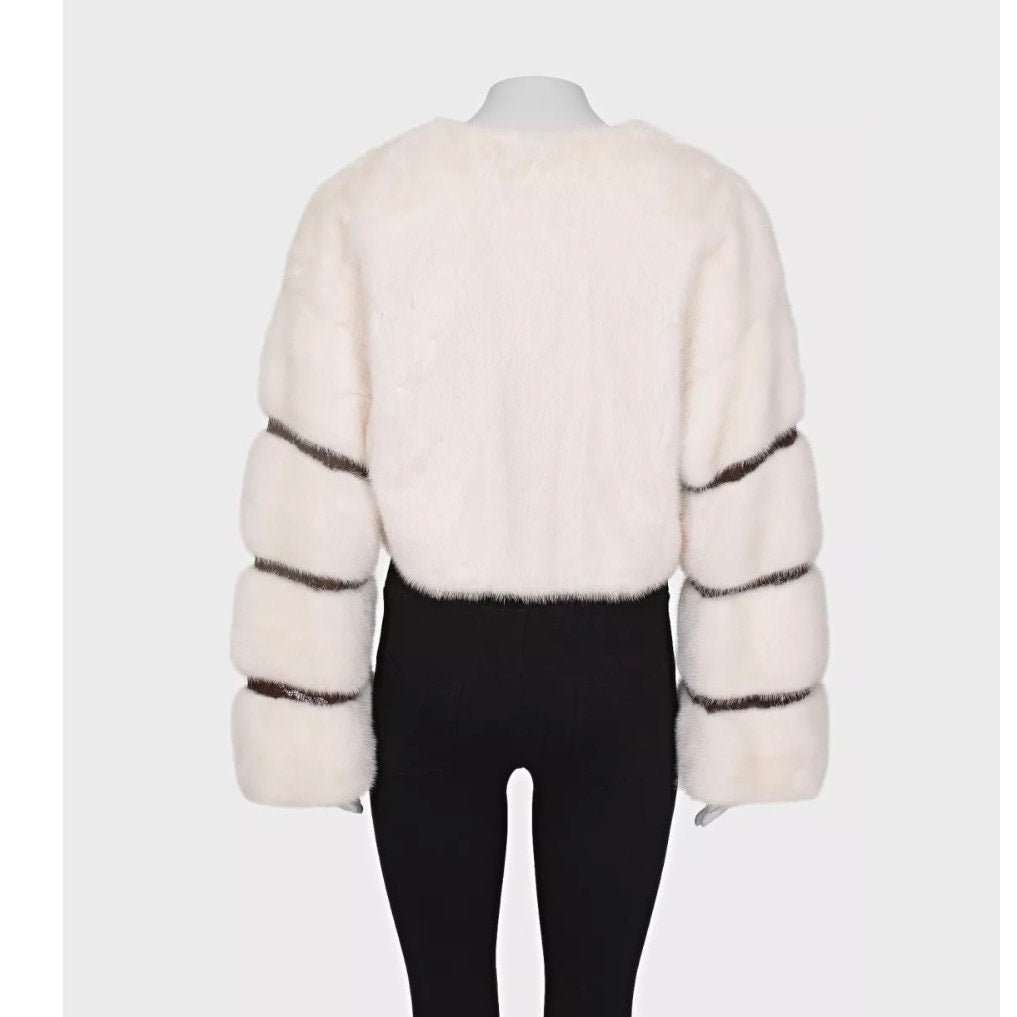 ZILLI Zilli White  Cropped Jacket IT40 | S Pre-owned White Good condition - Inside View