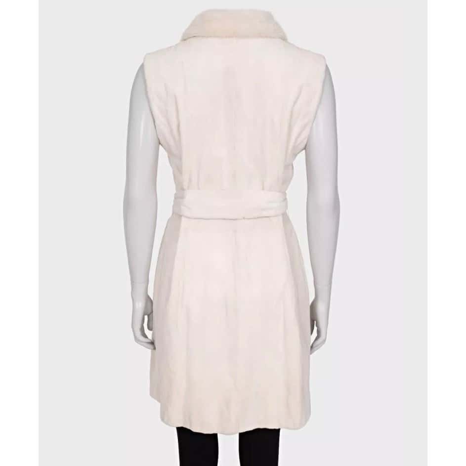 ZILLI Zilli Luxury White Vest - Size 40/ L Pre-owned White Silk Good condition - Inside View