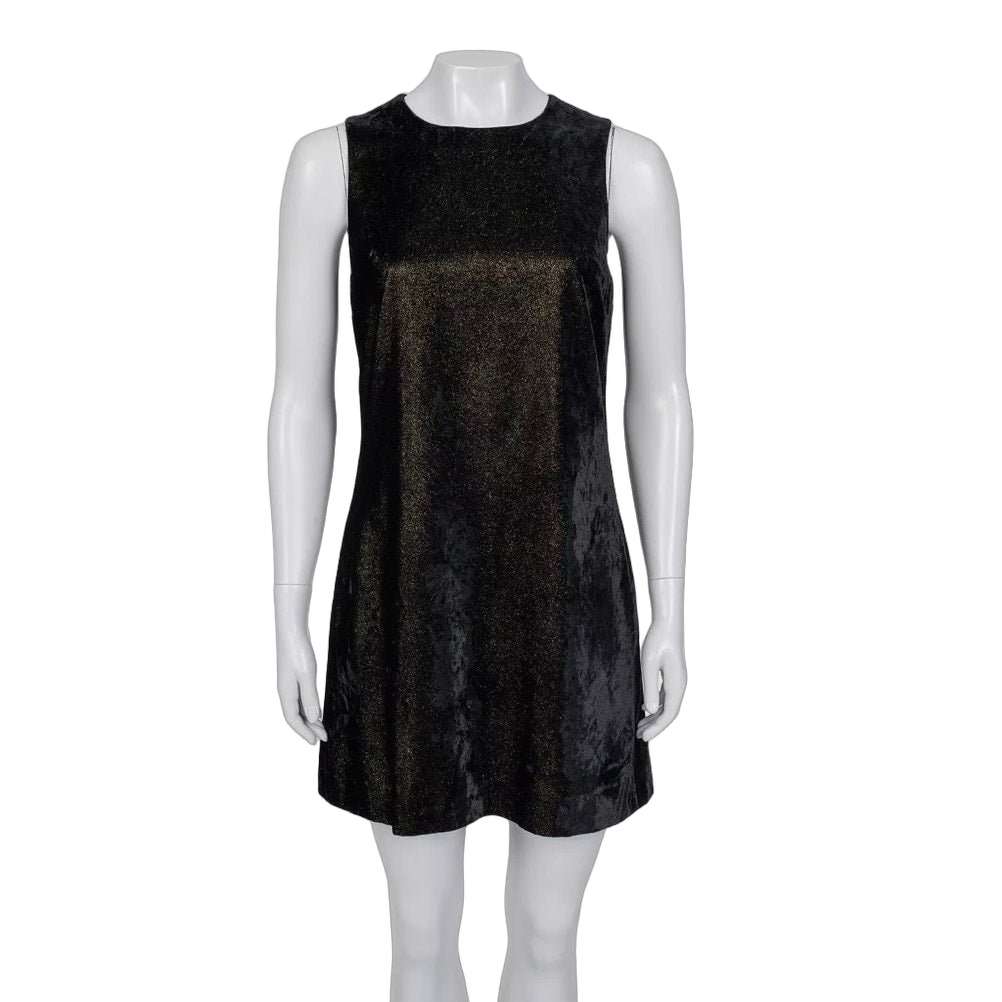 Versace Vintage Versace Versus Black Fitted Dress - Size 44/L Pre-owned Black Good condition - Front View