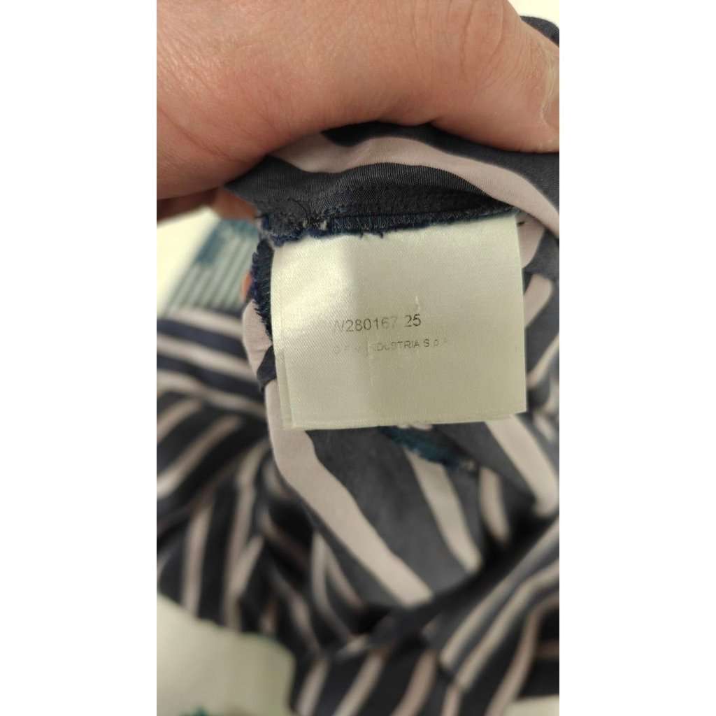 Vivienne Westwood Vivienne Westwood Striped Oversize Viscose Blend Shirt Sz.42/M Pre-owned Purple Silk Good condition - Box View
