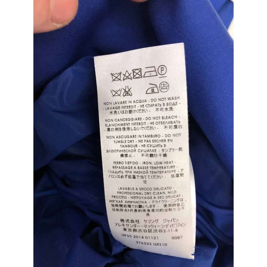 Alexander McQueen Alexander McQueen Blue Fitted Dress - IT40 Pre-owned Blue Good condition - Box View
