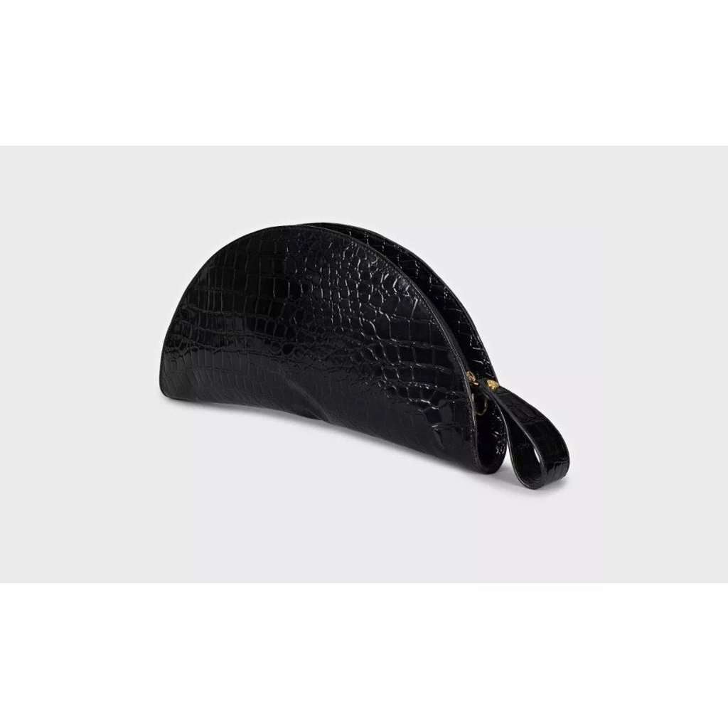 Vivienne Westwood Vivienne Westwood Black Leather Strap Clutch Bag Pre-owned Black Leather Good condition - Back View