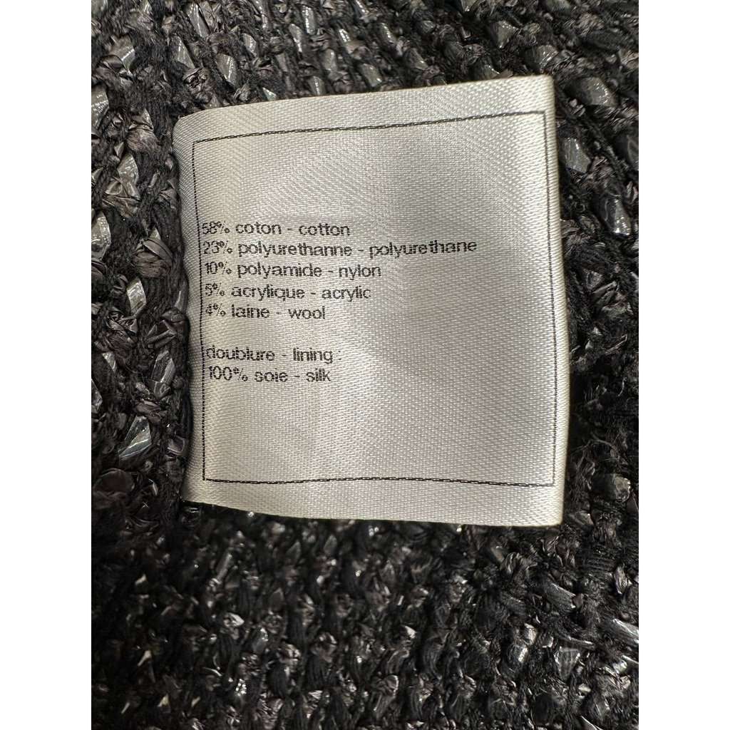 Chanel CHANEL 2014 Black Tweed Mid-Length Skirt - Size 36FR Pre-owned Black Tweed Good condition - Box View