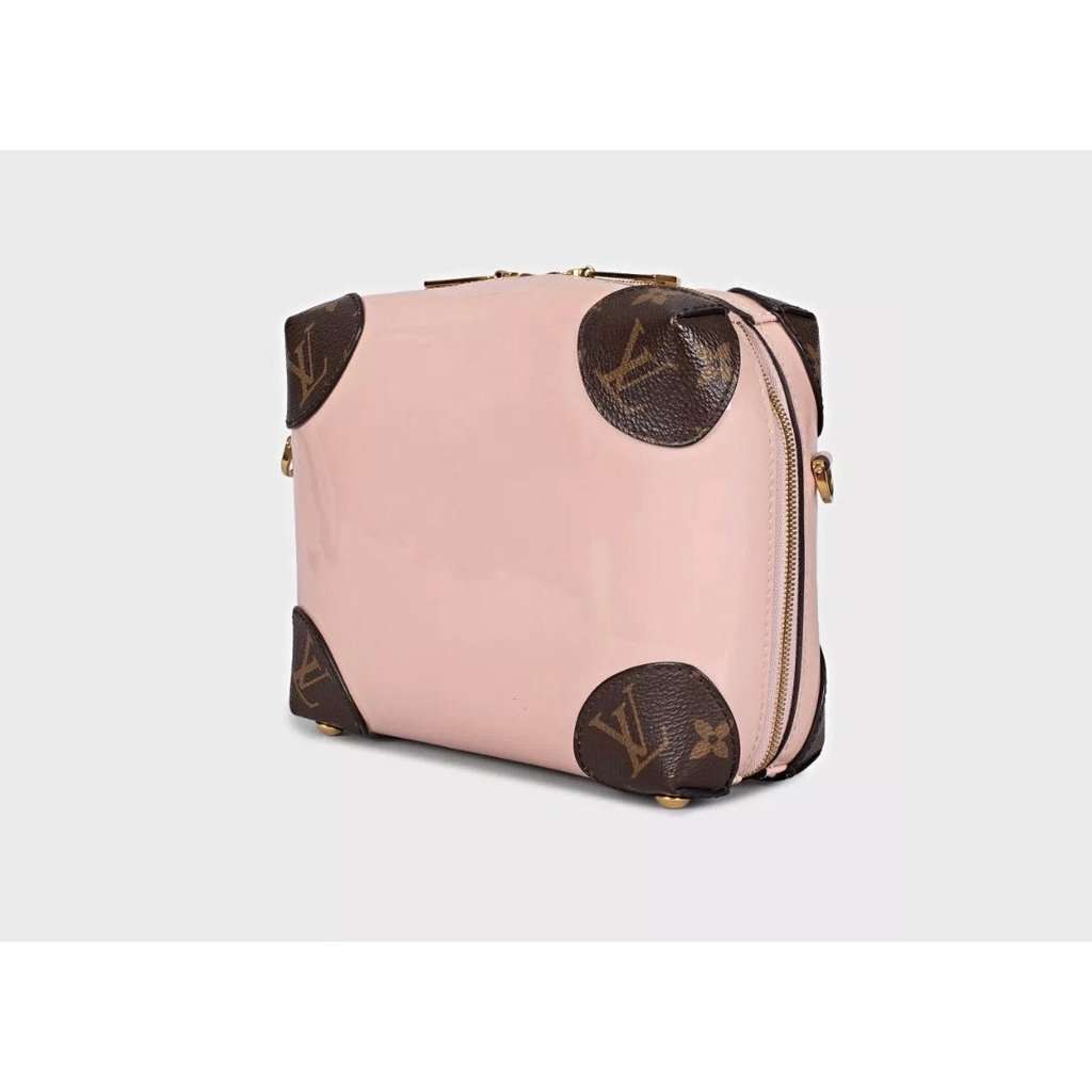 Louis Vuitton Louis Vuitton Miroir Venice Pink Leather Canvas Bag Pre-owned Pink Leather Good condition - Back View