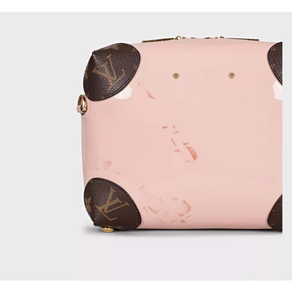 Louis Vuitton Louis Vuitton Miroir Venice Pink Leather Canvas Bag Pre-owned Pink Leather Good condition - Box View