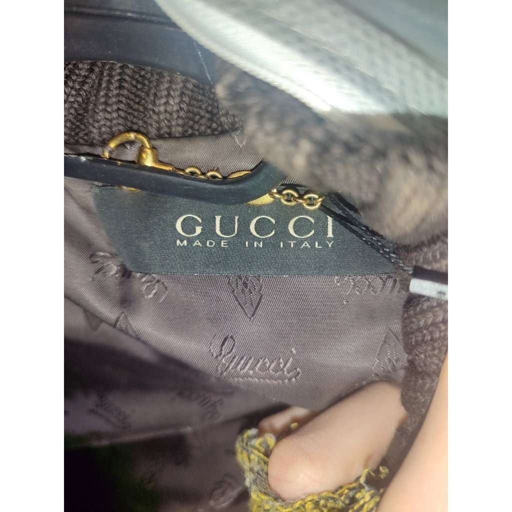 Gucci Gucci Python Print Lambskin Leather Jacket - IT 38 / XS pre-owned Brown Leather Good condition - Box View
