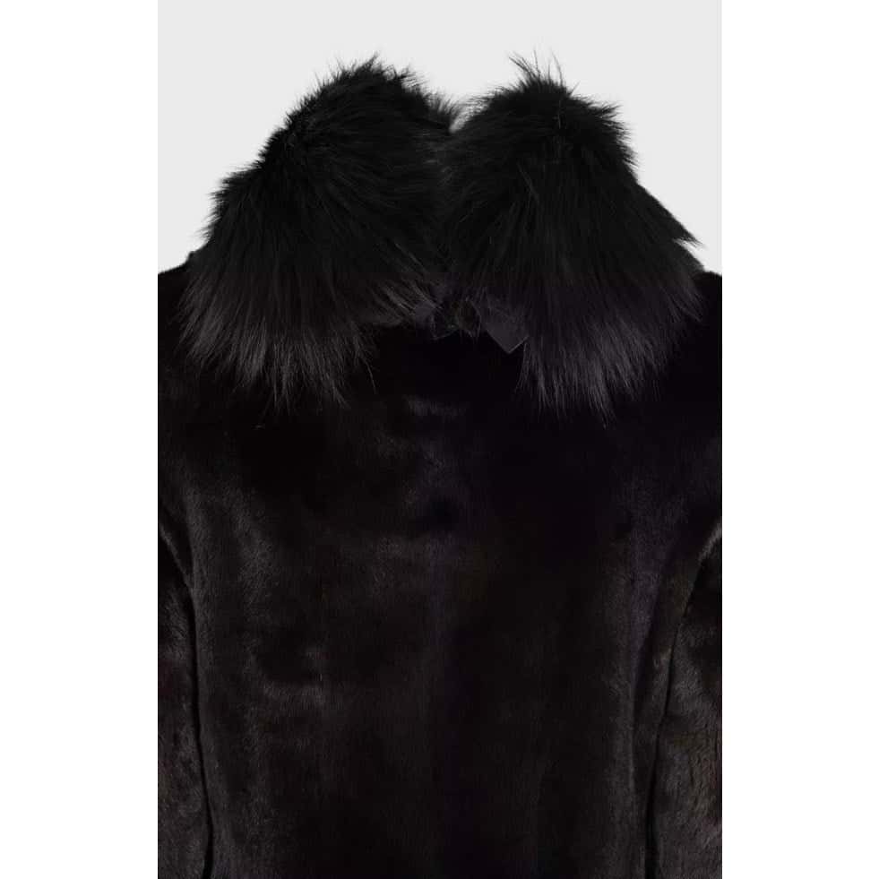 Unsigned Amato Luxurious Brown Coat - Size S/IT 40 pre-owned Brown Good condition - Box View