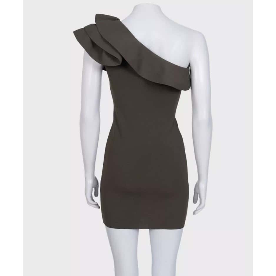 Valentino Valentino Green Elegant Ruffle Accent Dress Sz.S Pre-owned Green Good condition - Inside View