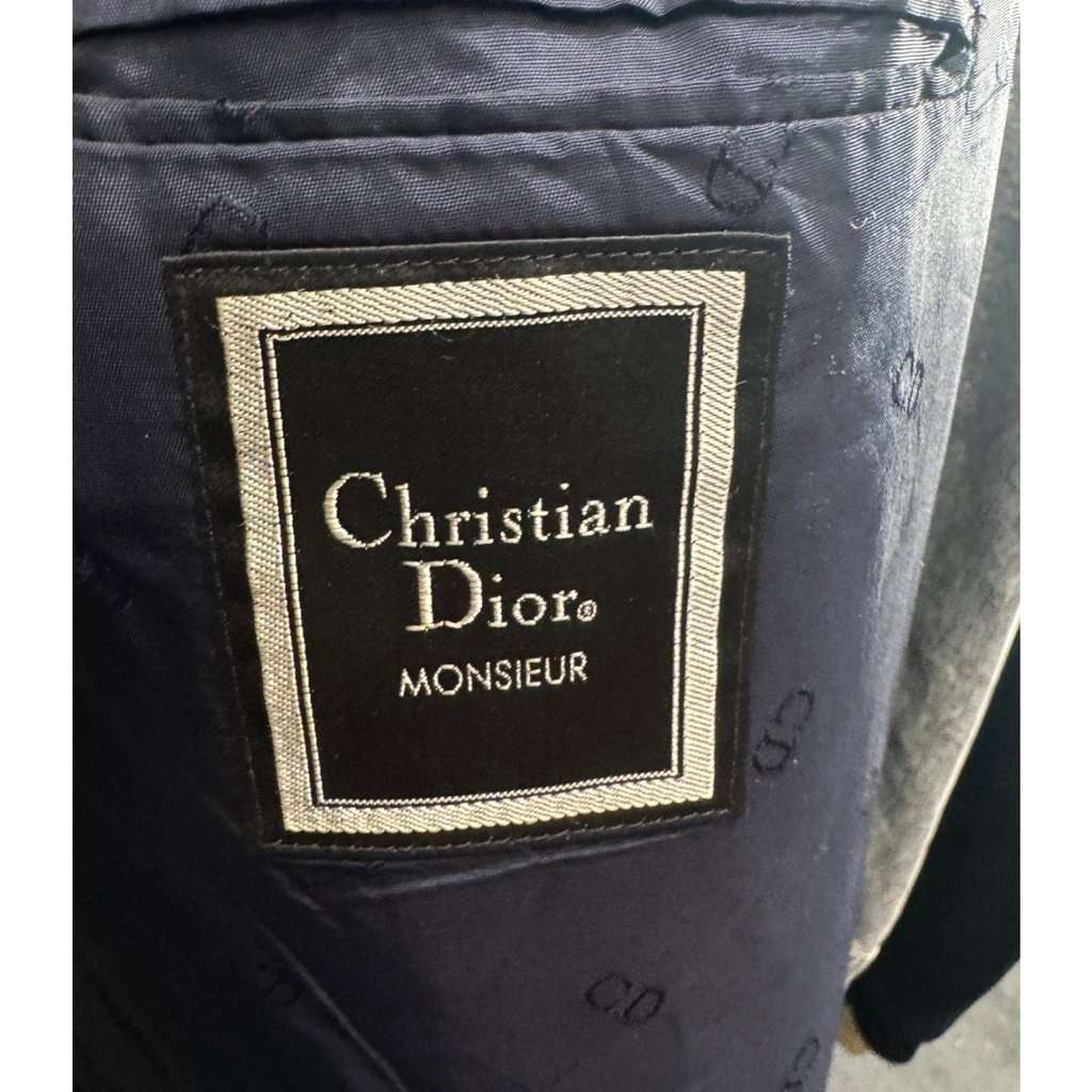 Christian Dior Dior Men's Wool Jacket Sz.IT44/XXL Pre-owned Blue Wool Good condition - Box View