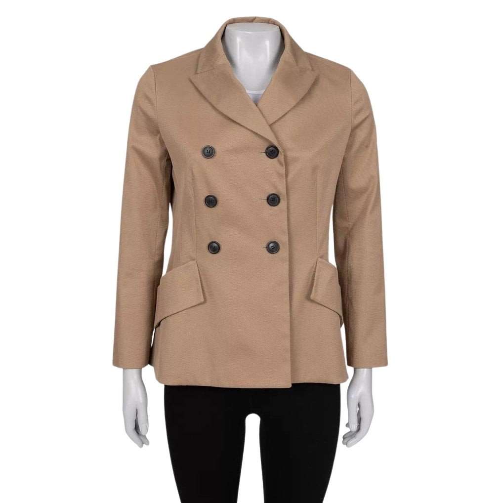 Christian Dior Christian Dior Brown Corduroy Double-Breasted Jacket Sz.40/L Pre-owned Brown Cotton Good condition - Front View