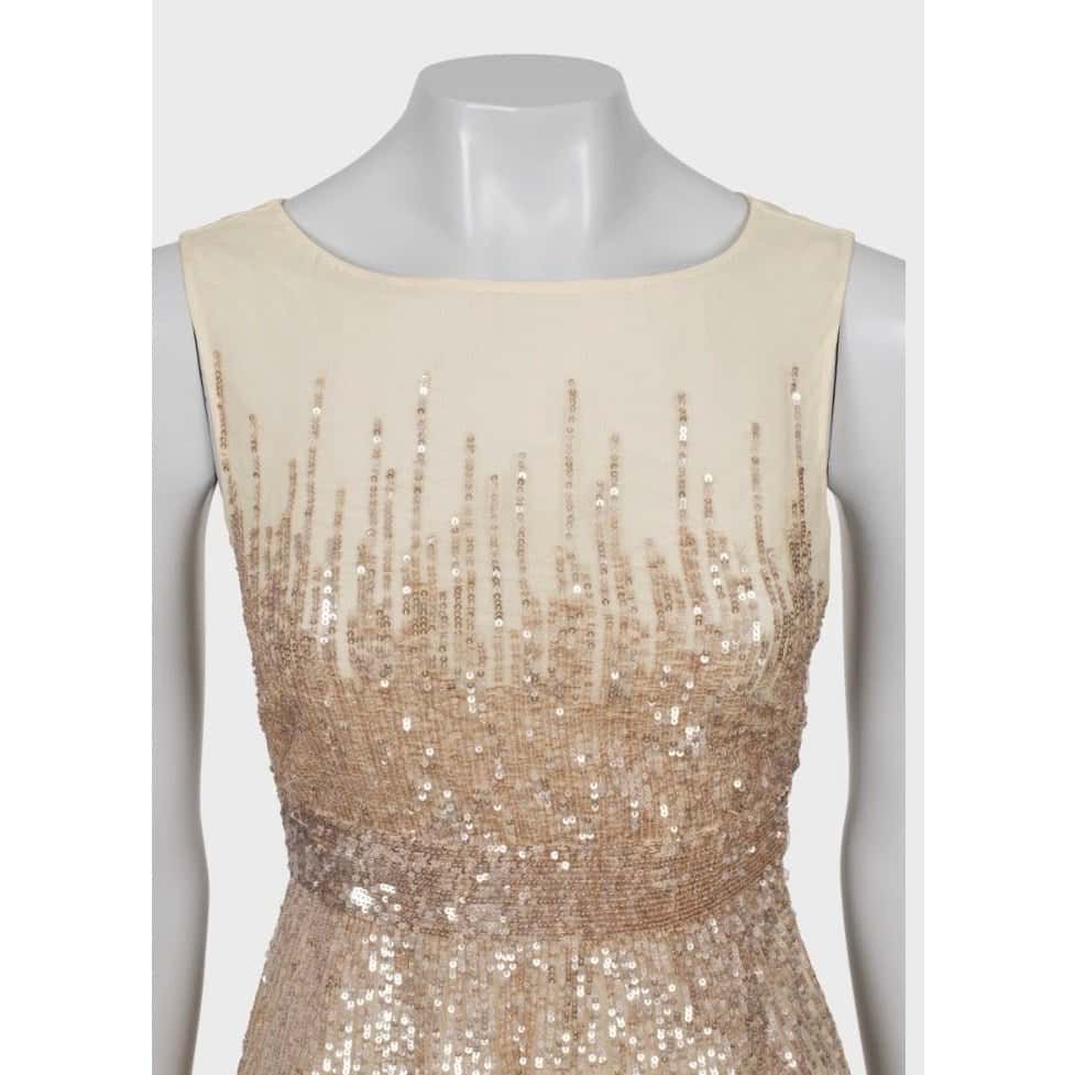 Valentino Valentino Red Sequin Mini Dress - Size XS pre-owned Red Good condition - Model View