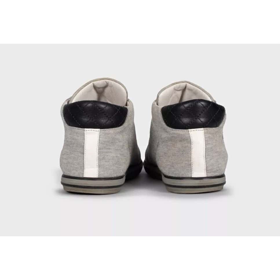 Chanel Chanel Grey Textile Leather Toe Sneakers  EU 37 Pre-owned Grey Leather Good condition - Model View