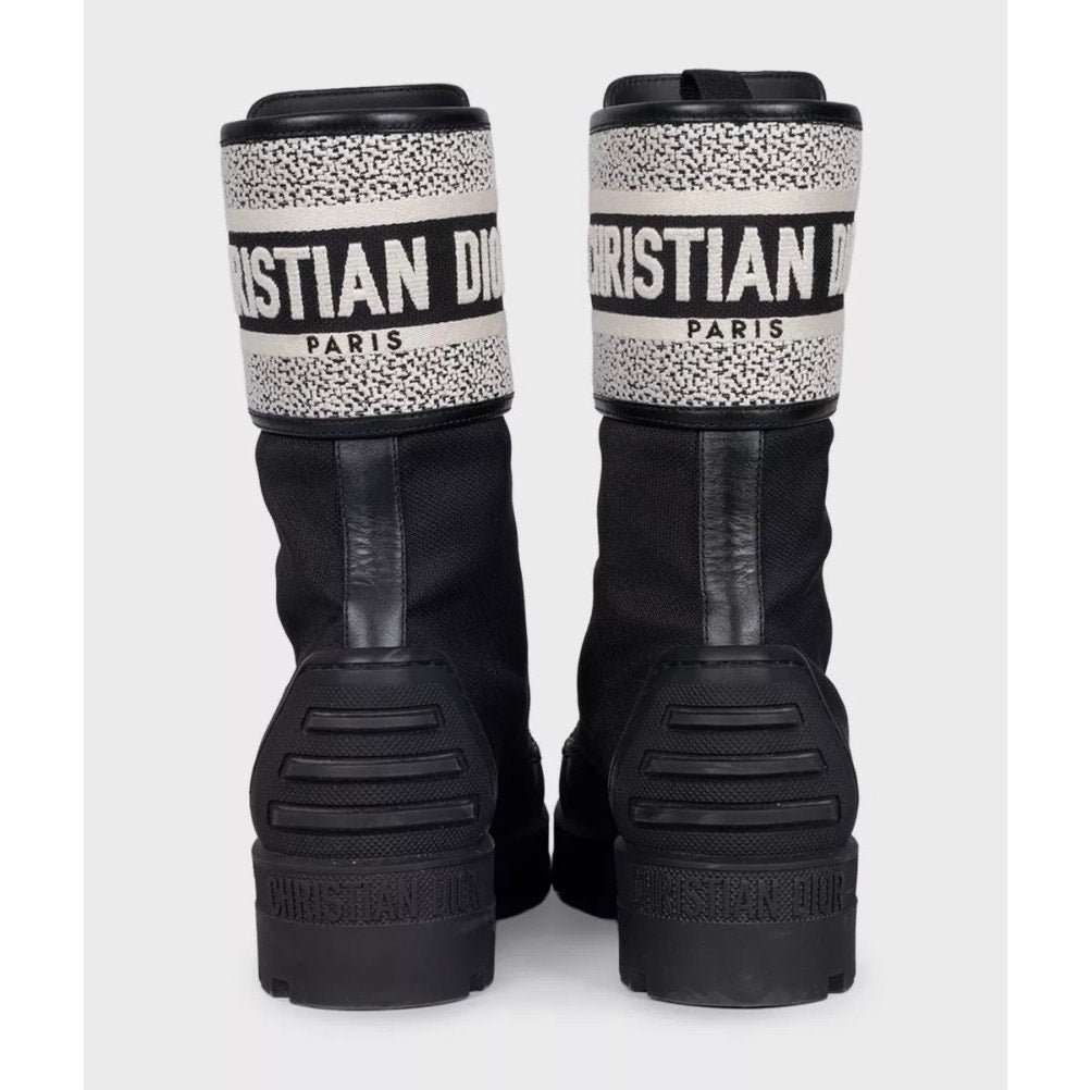 Christian Dior Christian Dior D-Major Black Leather Boots - Size 38.5 Pre-owned Black Leather Good condition - Model View