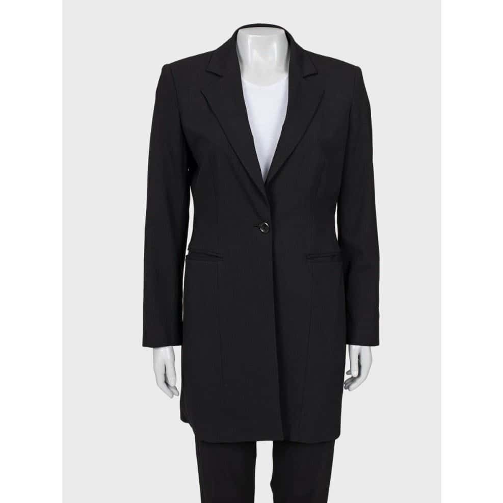 Gianfranco Ferré Gianfranco Ferre Black Striped Wool Suit Sz.42/L pre-owned Black Wool Good condition - Box View
