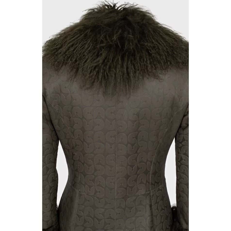 Gianfranco Ferré Ferre Green Shearling Coat IT42 Pre-owned Green Shearling Good condition - Box View