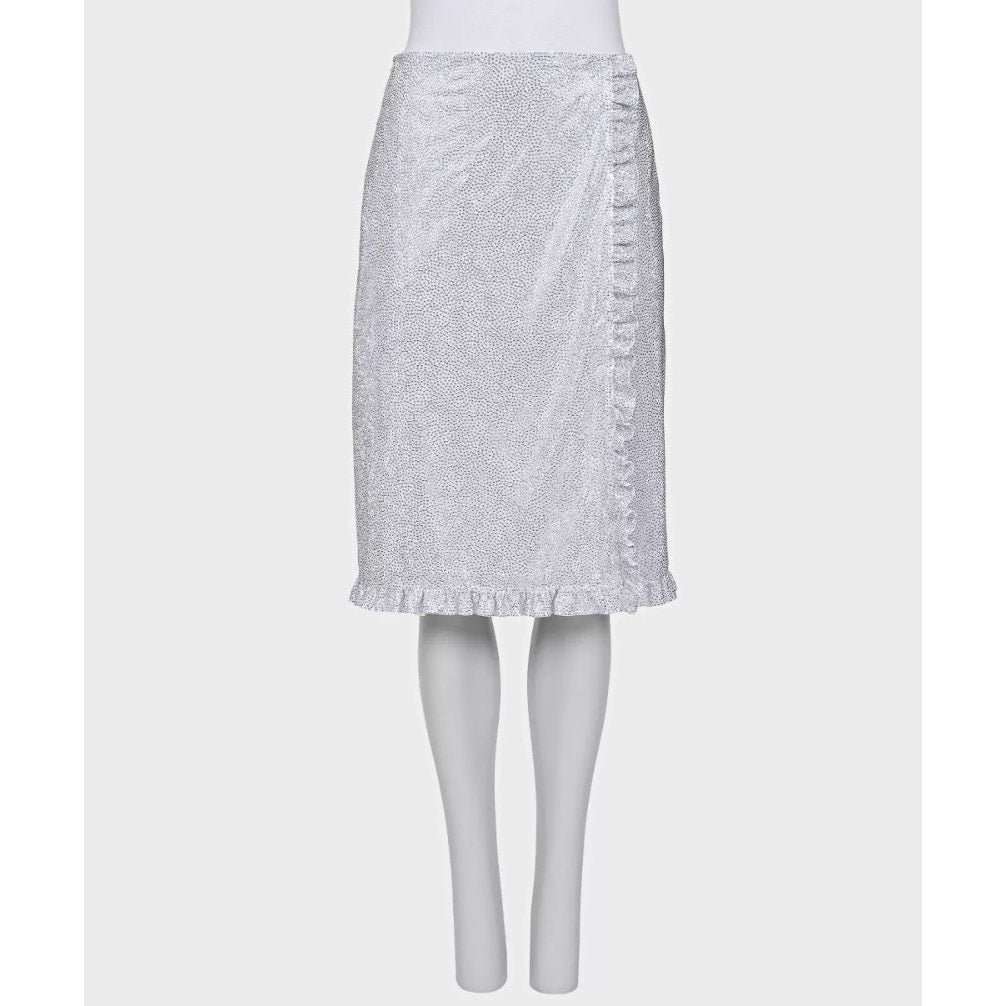 Miu Miu Miu Miu Silver Skirt Suit Sz.38 pre-owned Silver Good condition - Model View