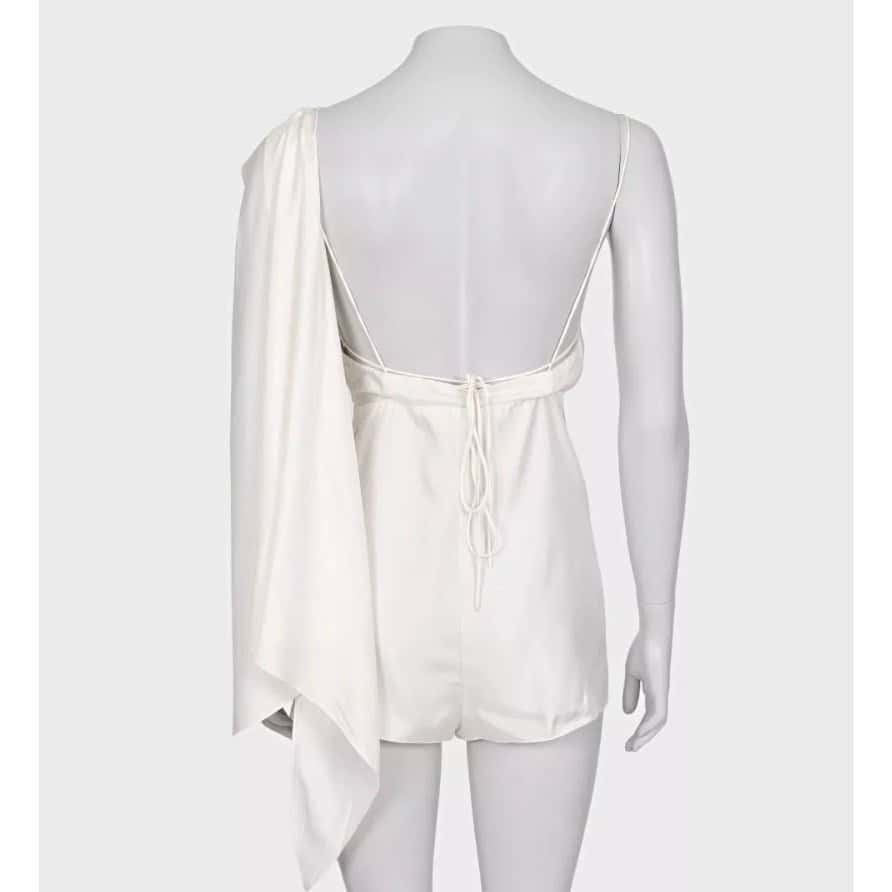 Christian Dior Christian Dior White Open Back Jumpsuit - Size XS/34 Pre-owned White Never worn - Inside View