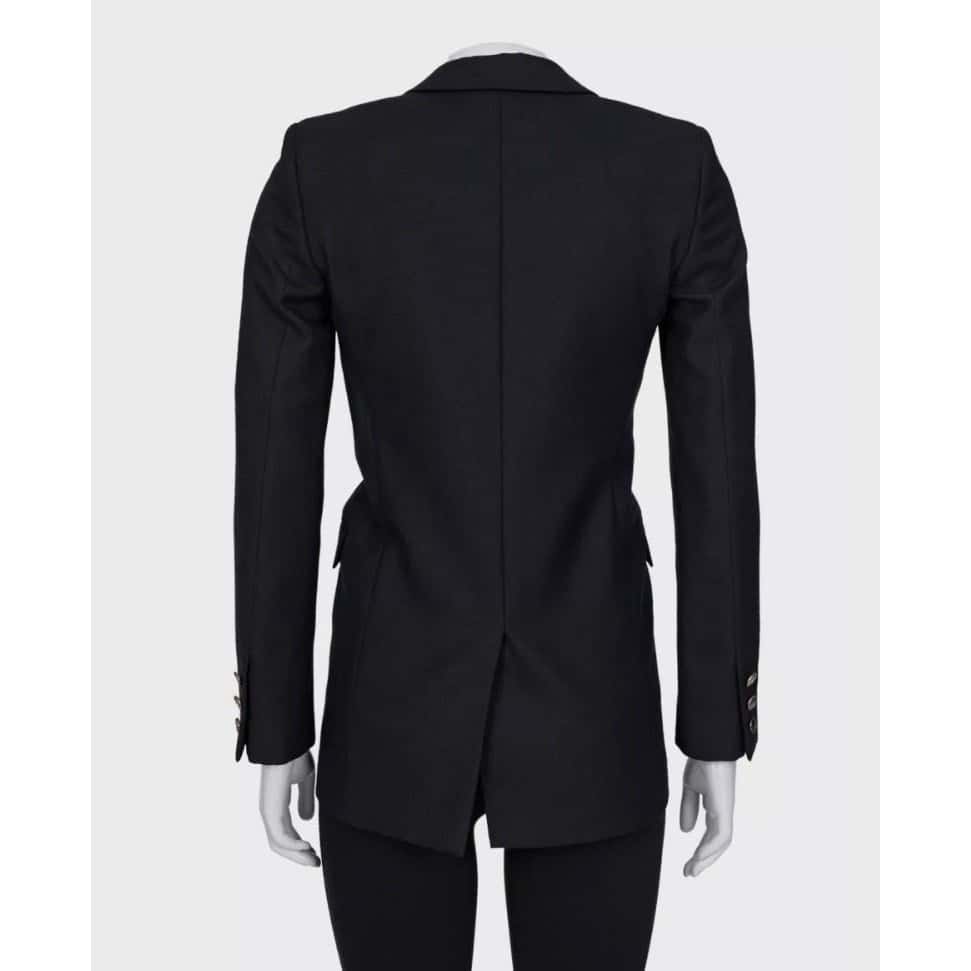Saint Laurent Chic Saint Laurent Black Wool Jacket - EU 32/XS Pre-owned Black Wool Good condition - Inside View
