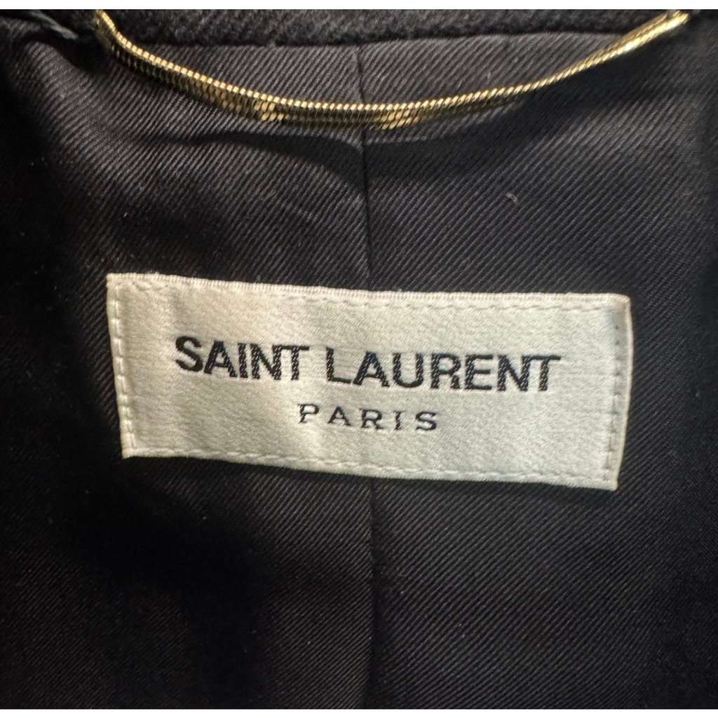 Saint Laurent Chic Saint Laurent Black Wool Jacket - EU 32/XS Pre-owned Black Wool Good condition - Box View