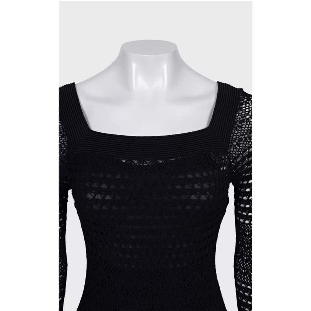 Tom Ford Tom Ford Black Knitted Dress - Size S Pre-owned Black Good condition - Model View