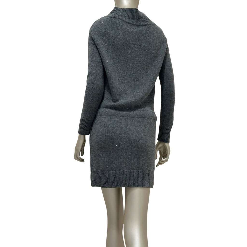 Brunello Cucinelli Brunello Cucinelli Elegant Wool Leather Belt  Dress Sz.XS/S pre-owned Green Wool Good condition - Box View