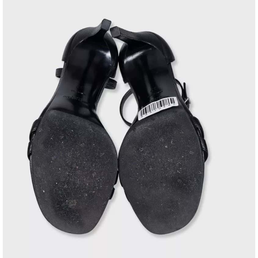 Saint Laurent Saint Laurent Black Leather Tribute Heels Size 37 Pre-owned Black Leather Good condition - Box View