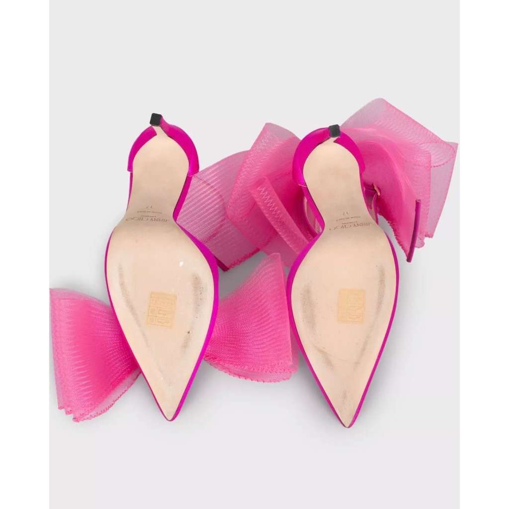 Jimmy Choo NWB Jimmy Choo Aveline 100 Pink Heels - Size 37 Pre-owned Pink Leather Never worn, with tag - Box View