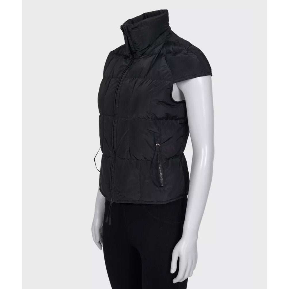 Saint Laurent Saint Laurent Padded High-Neck Vest — Size FR36 / S Pre-owned Black Good - Back View