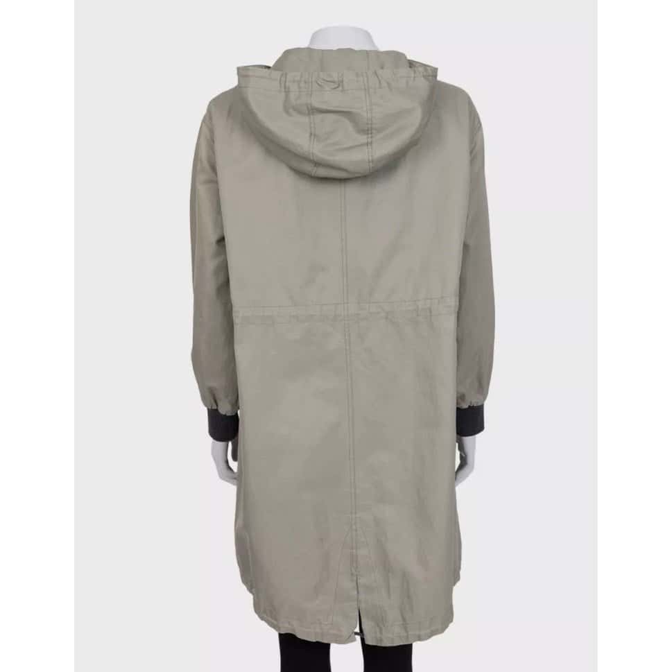 Brunello Cucinelli Brunello Cucinelli Green Hooded Coat - IT40/S Pre-owned Green Cotton Good - Inside View