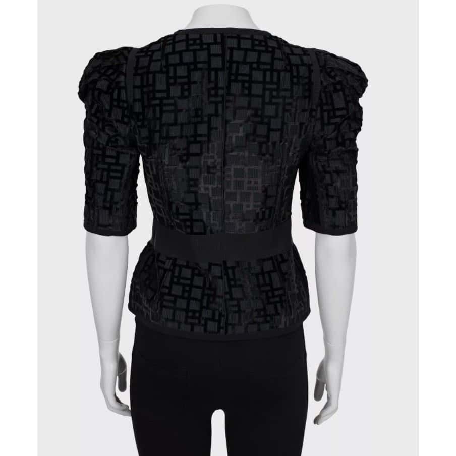 Dolce & Gabbana NWOT Stunning Dolce & Gabbana Black Silk Fitted Jacket Sz.40 Pre-owned Black Silk Never worn - Inside View