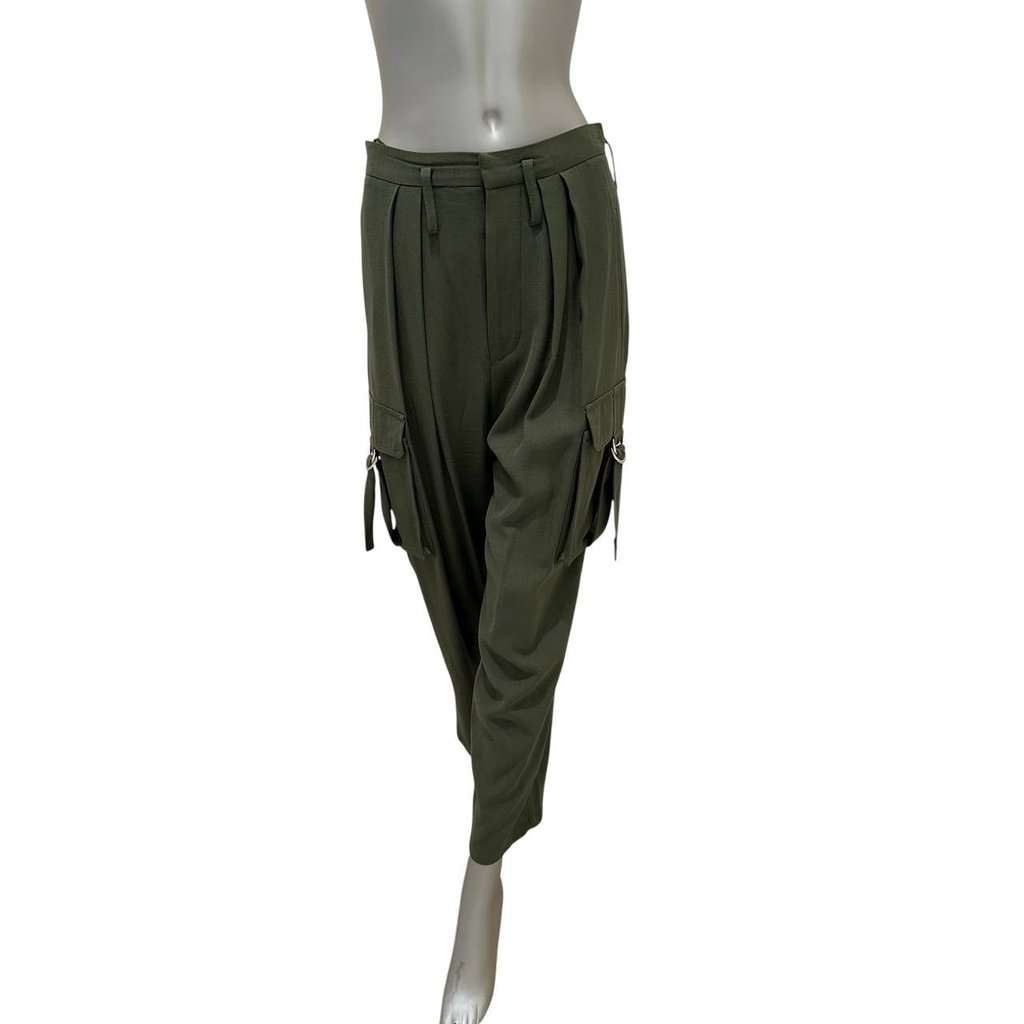 Balmain Balmain Green Twill Suit - EU 36 (S) Pre-owned Green Cotton Good condition - Inside View