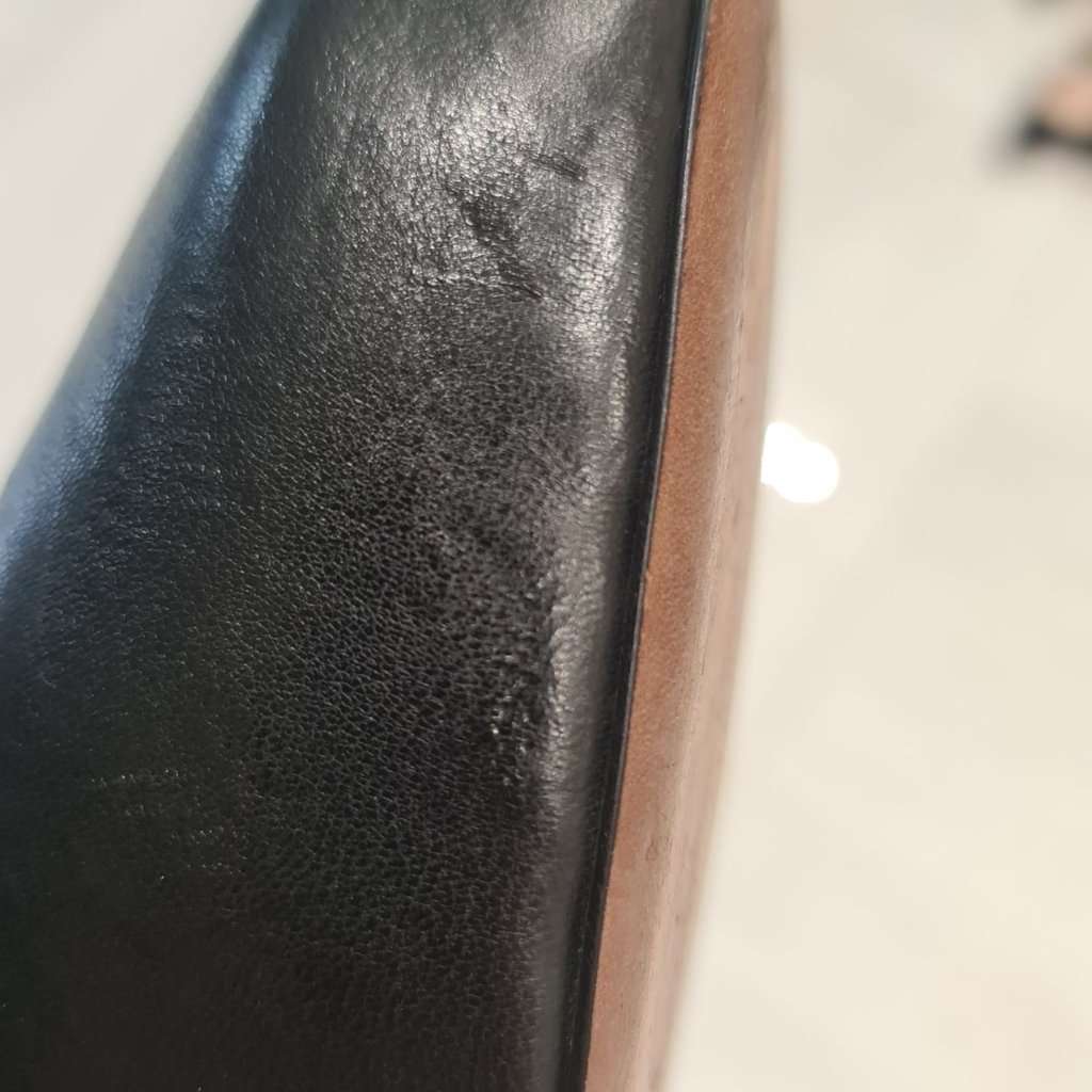 Bottega Veneta Bottega Veneta Black Leather Square Toe Platform Mules Sz.39,5 pre-owned Black Leather Good condition - Box View