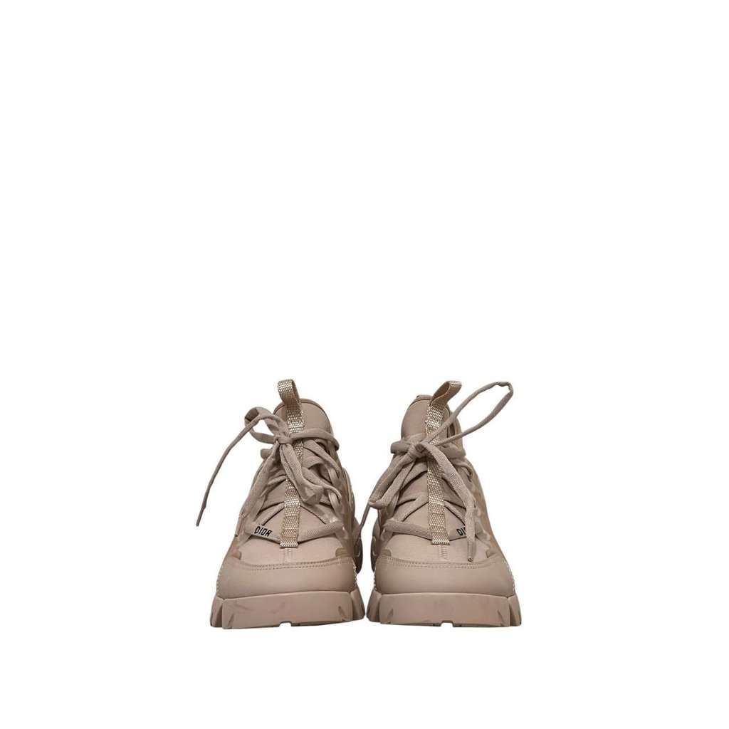 Dior Dior D-Connect Lace-Up  Beige Leather & PVC Sneakers  sz.37.5 pre-owned Beige Lace Good condition - Inside View